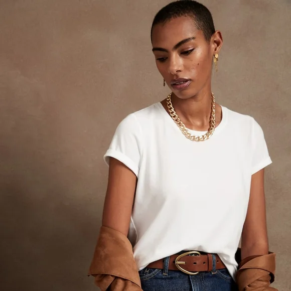 Banana Republic The signature Tee collection shirt Brand New with tag - Picture 7 of 7